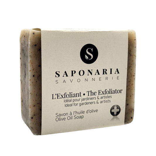 Savon exfoliant (lavande, romarin et menthe)